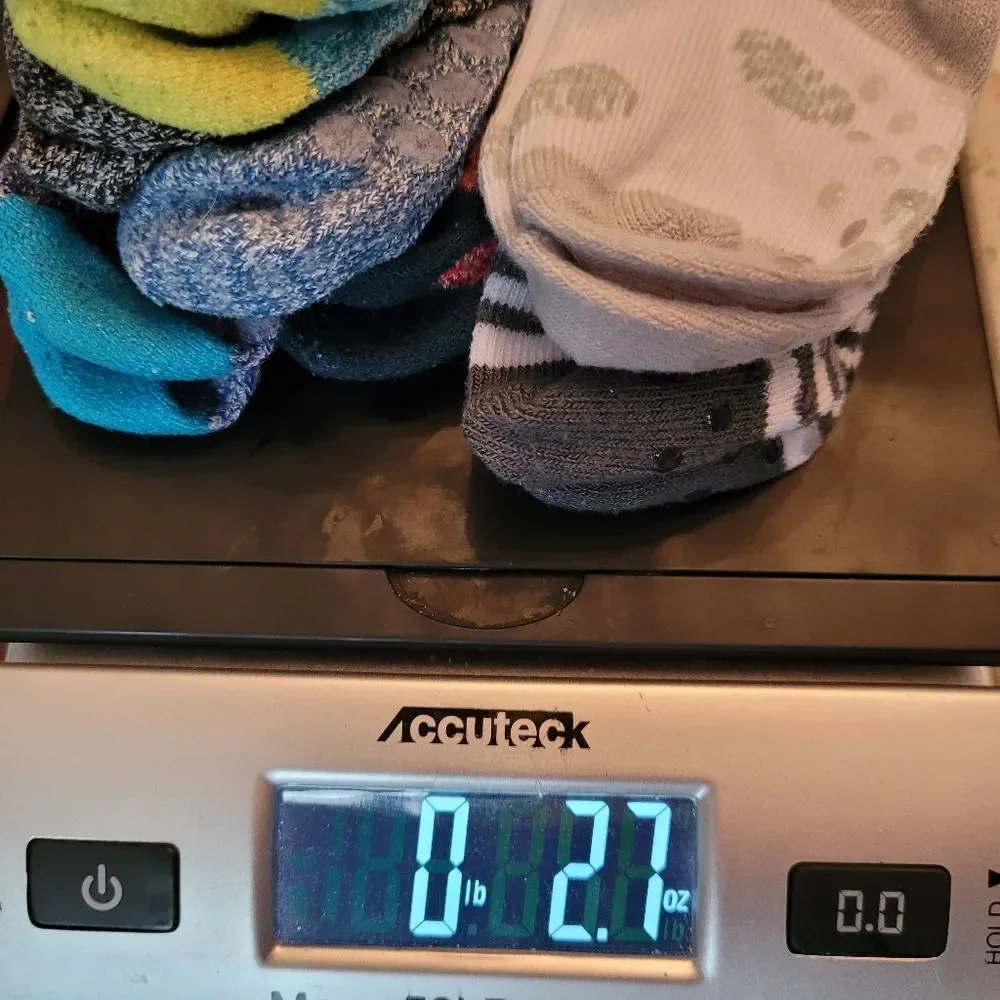 7 Pairs Colorful Baby 0-6 Months Socks Bundle